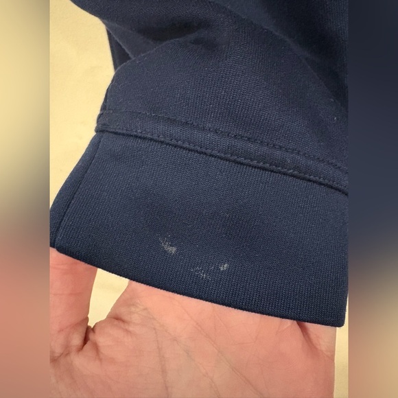 Air Jordan Michigan Wolverines Basketball Tunnel Hoodie Blue Men's Small ~ Used - Picture 6 of 7